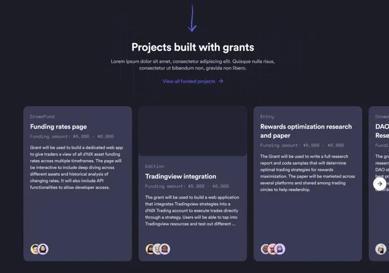 dYdX — Crypto Platform Concept — 2