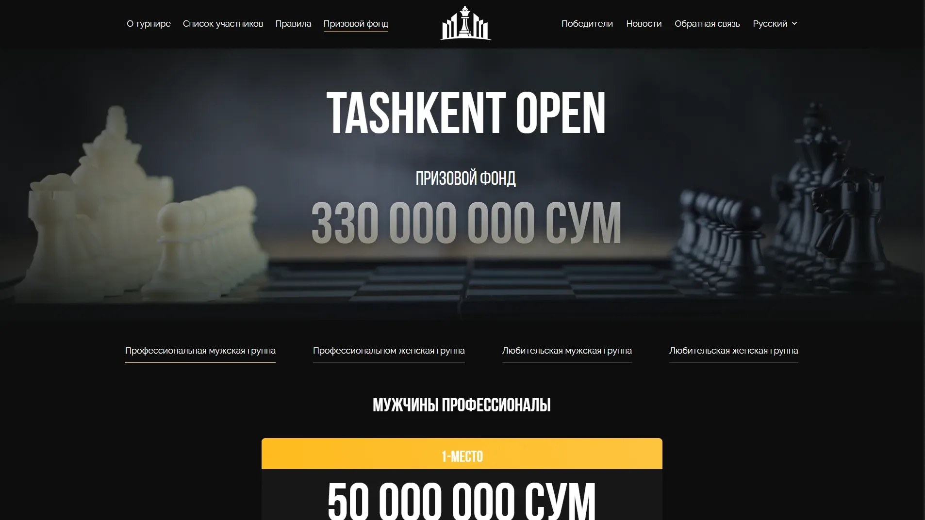 Tashkent Open — xalqaro shaxmat turniri sayti