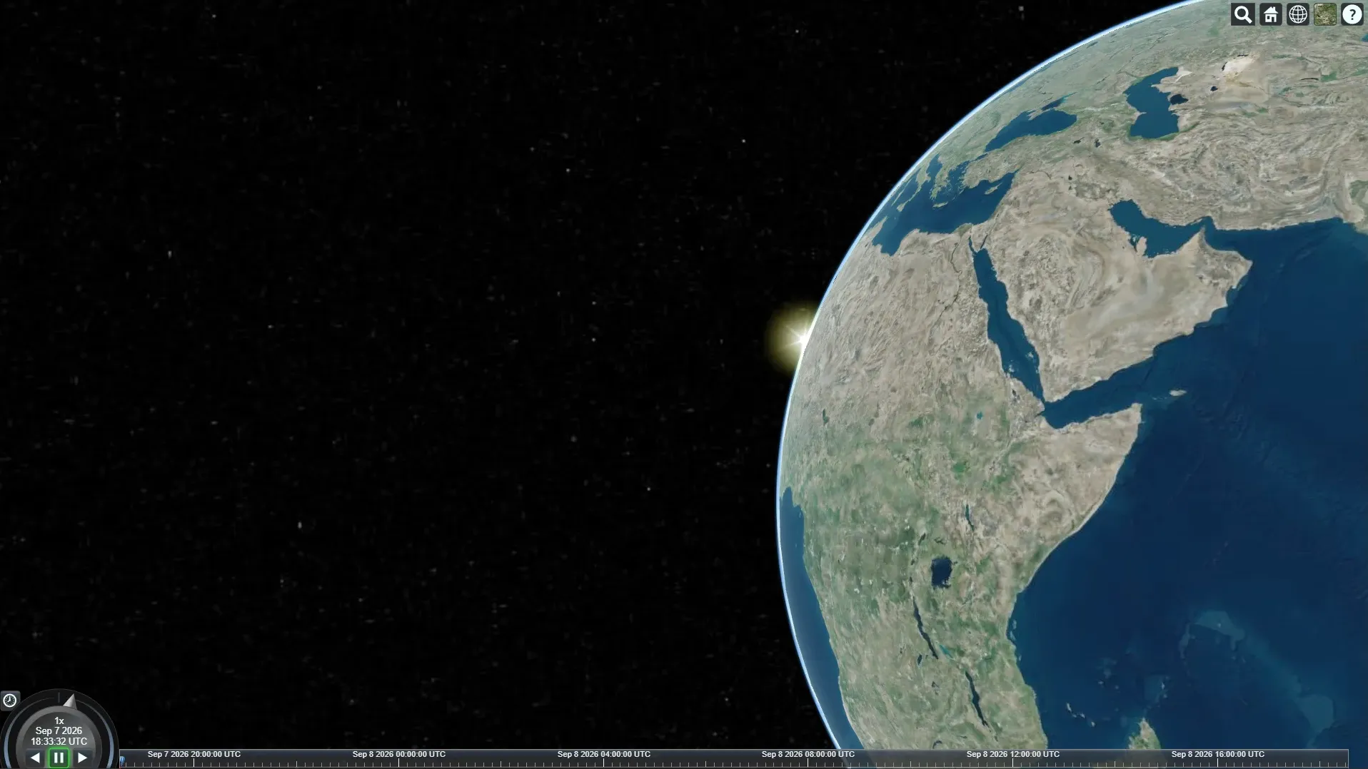 Secium — interactive 3D globe in the browser